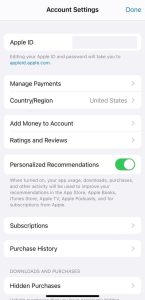 تغییر ریجن در اپل آیدی