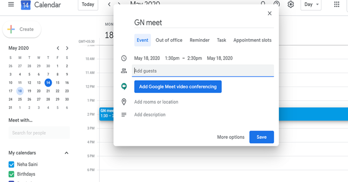 ضبط جلسات در google meet