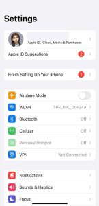 تغییر ریجن apple id