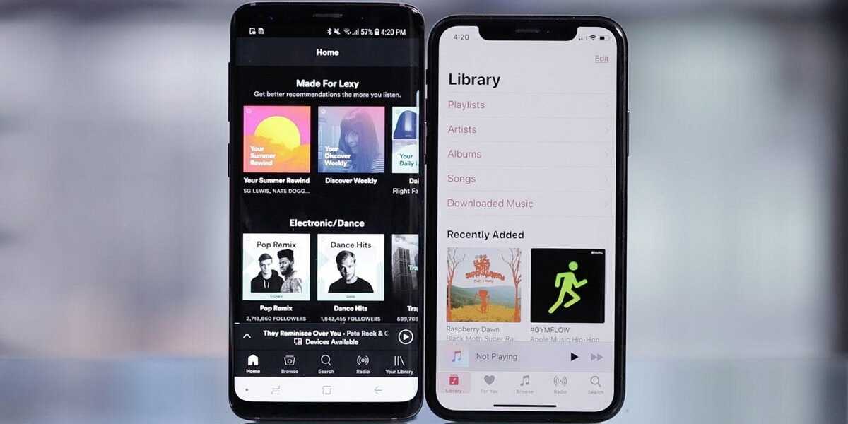 مقایسه اسپاتیفای و اپل موزیک