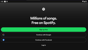 ساخت اکانت spotify