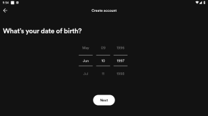 آموزش ساخت اکانت spotify