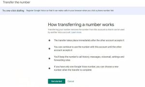 انتقال google voice به اکانت شخصی