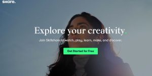 اسکرین شات از skillshare