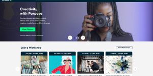 اسکرین شات از پلتفرم skillshare