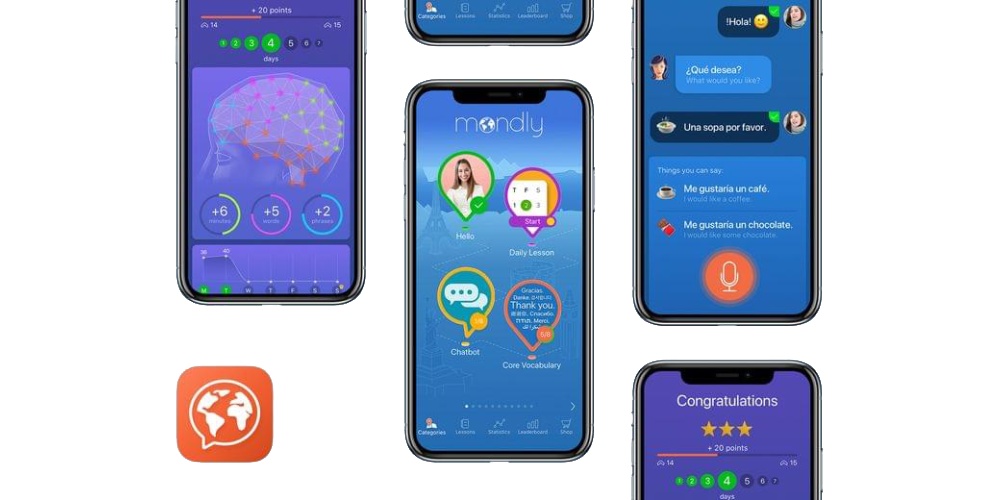 اپلیکیشن Mondly
